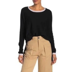 Cloth By Design Black Oversized Tie As You Wish Sweater Size Medium